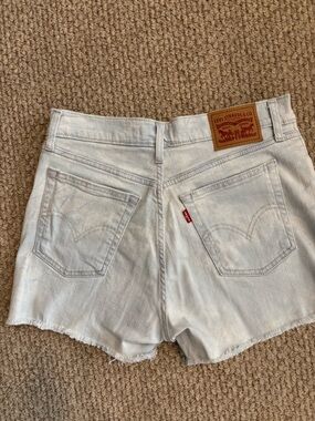 Levi's Light Blue Denim Cutoff Shorts